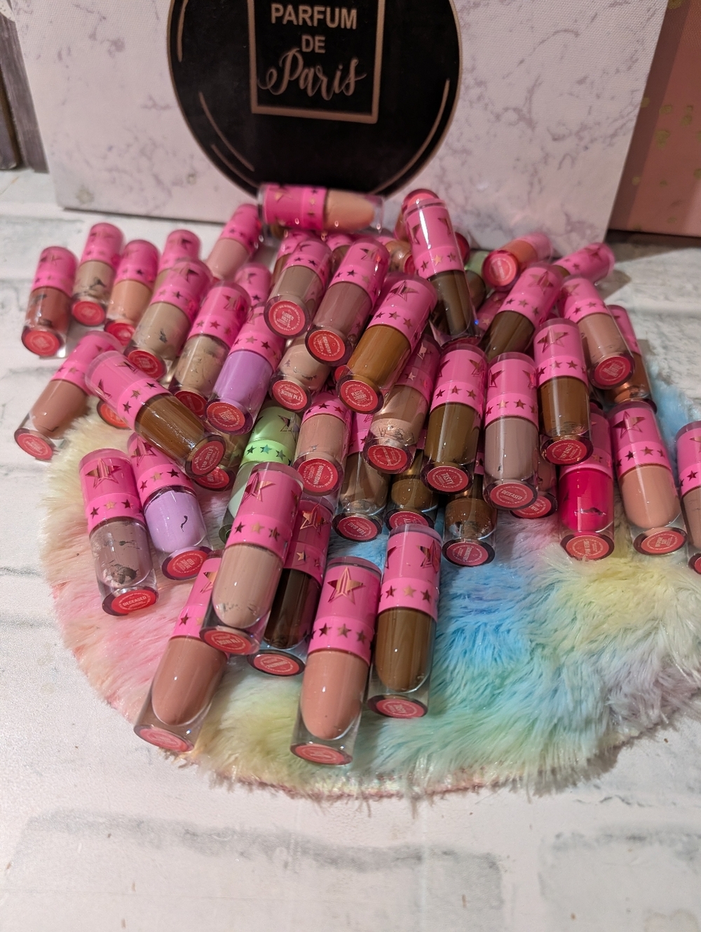JEFFREY STAR MINI VELOUR LIQUID LIPSTICK COLLECTORS BUNDLE OF 58